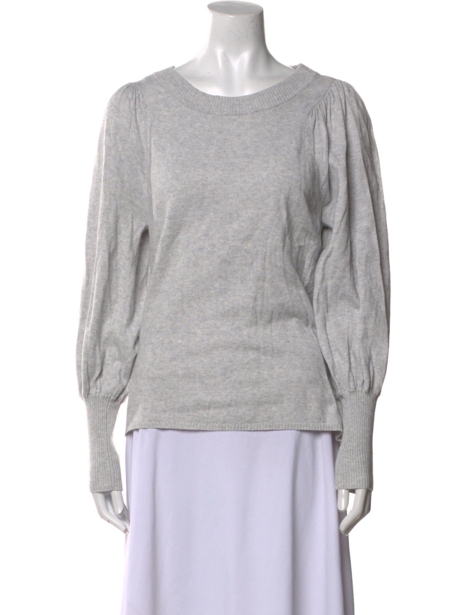 Apiece Apart Scoop Neck Long Sleeve Sweatshirt