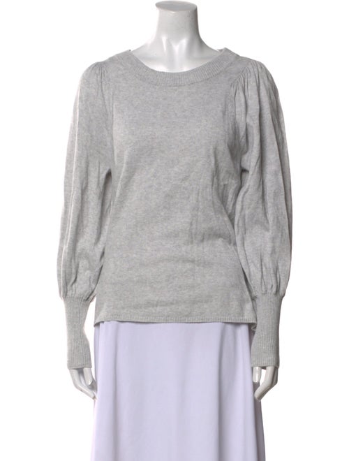 Apiece Apart Scoop Neck Long Sleeve Sweatshirt