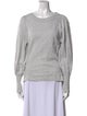 Apiece Apart Scoop Neck Long Sleeve Sweatshirt
