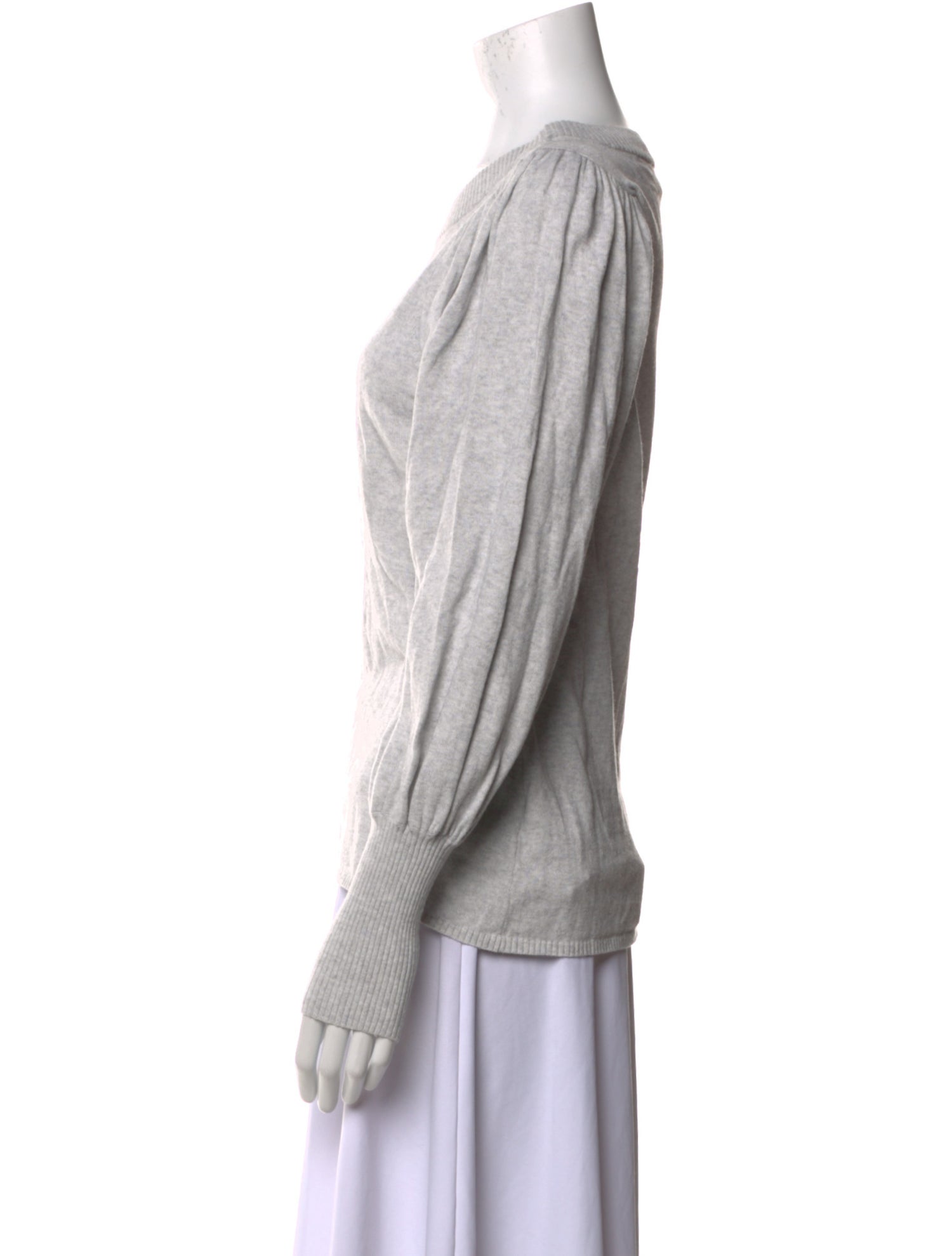 Apiece Apart Scoop Neck Long Sleeve Sweatshirt