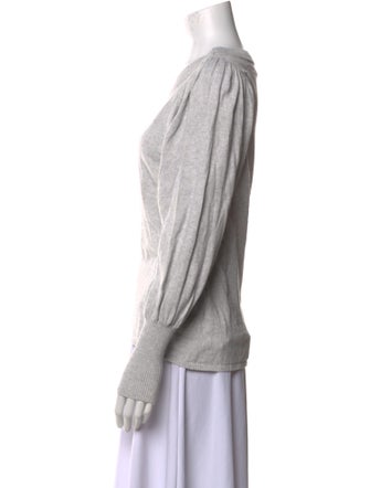 Apiece Apart Scoop Neck Long Sleeve Sweatshirt