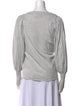Apiece Apart Scoop Neck Long Sleeve Sweatshirt