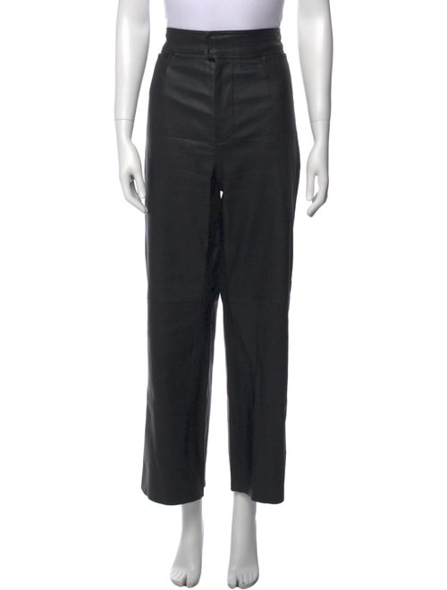 Apiece Apart Lamb Leather Wide Leg Pants