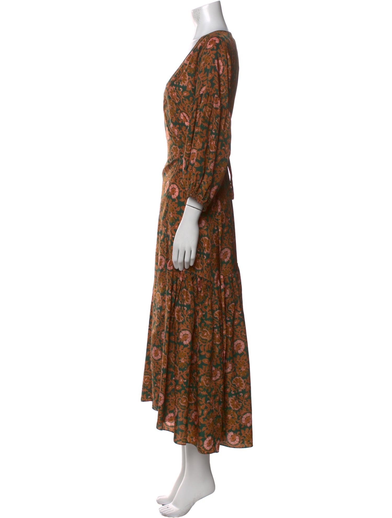 Apiece Apart Silk Long Dress