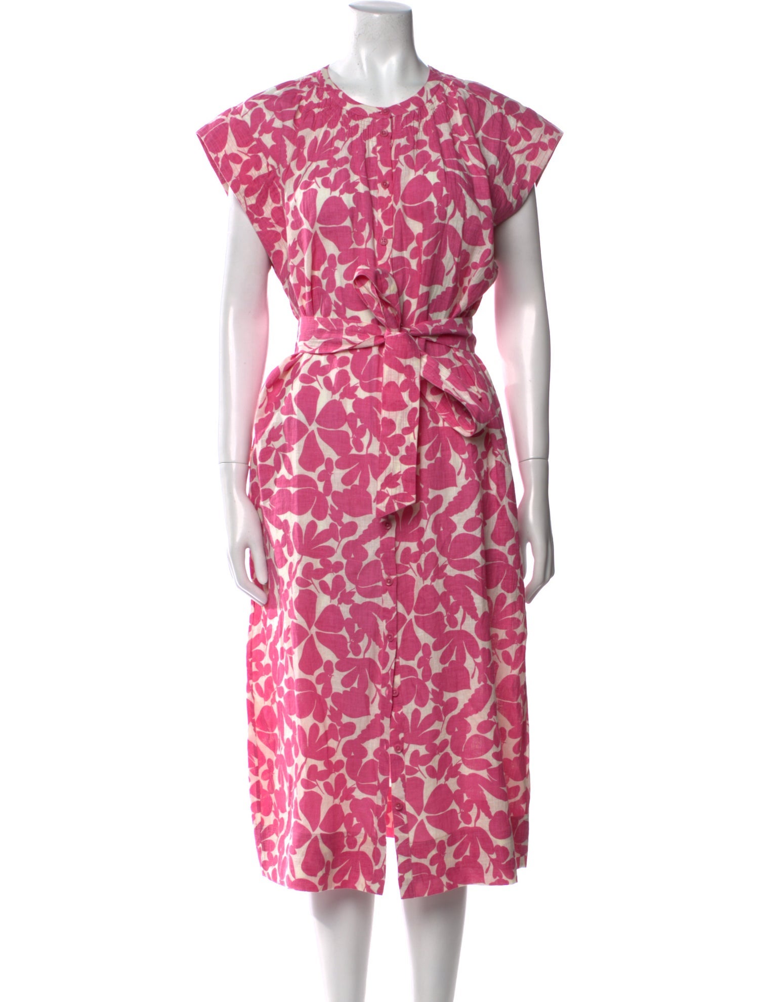 Apiece Apart Printed Midi Length Dress