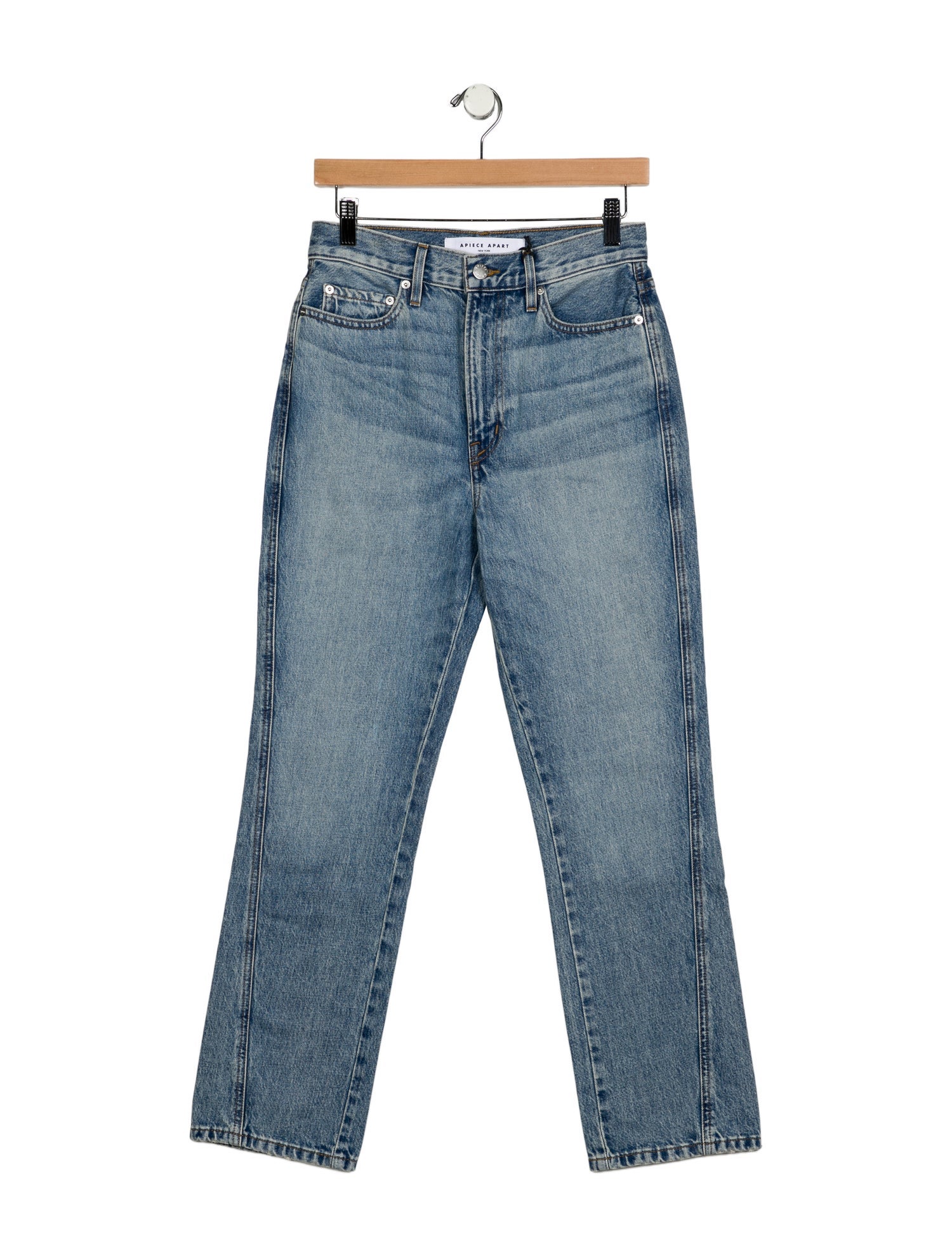 Apiece Apart High-Rise Straight Leg Jeans w/ Tags