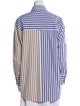 Apiece Apart Striped Long Sleeve Button-Up Top