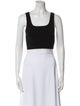Apiece Apart Square Neckline Sleeveless Crop Top