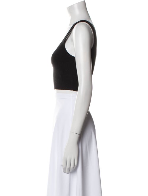 Apiece Apart Square Neckline Sleeveless Crop Top