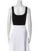 Apiece Apart Square Neckline Sleeveless Crop Top