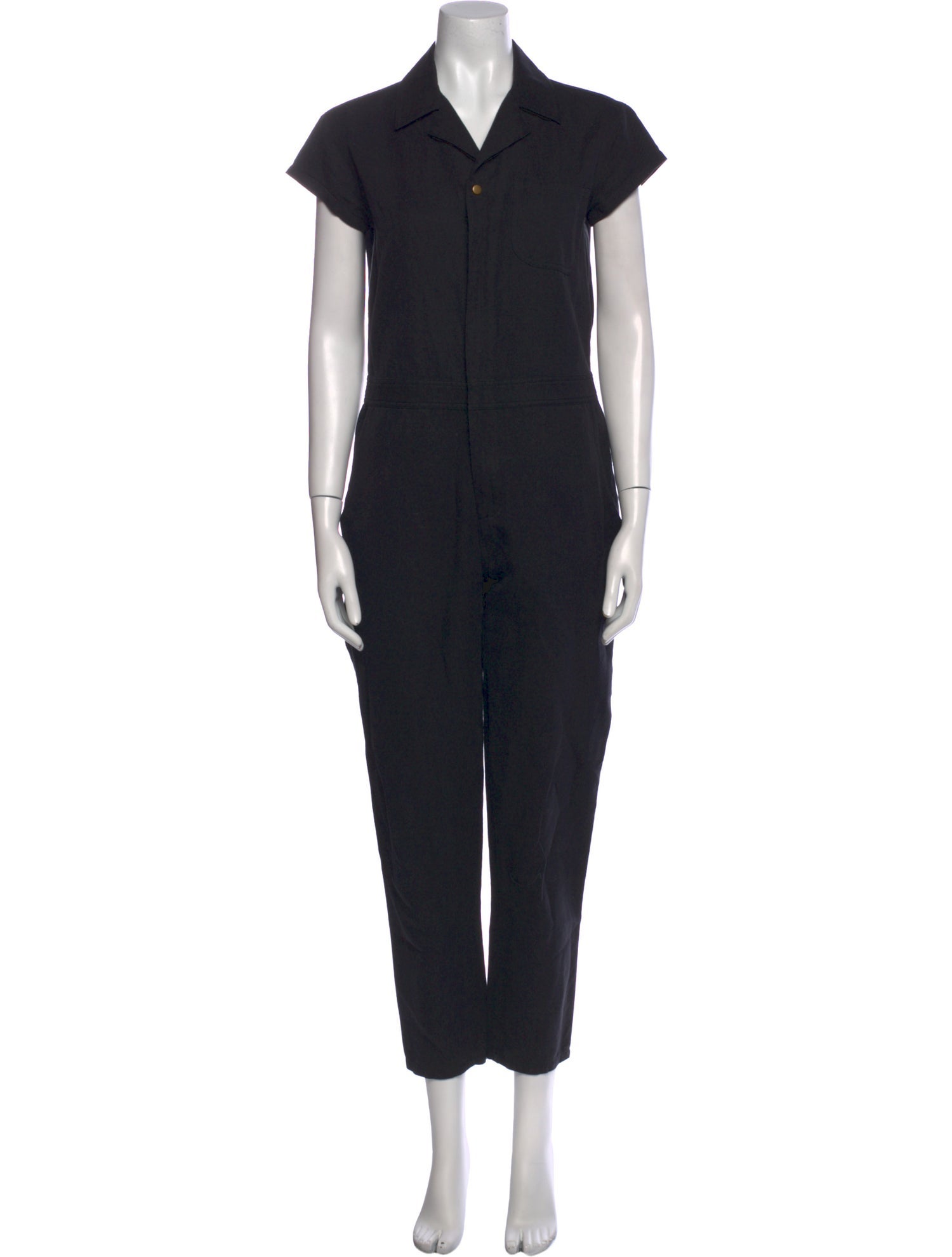 Apiece Apart Linen V-Neck Jumpsuit