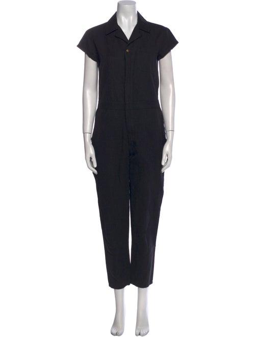 Apiece Apart Linen V-Neck Jumpsuit