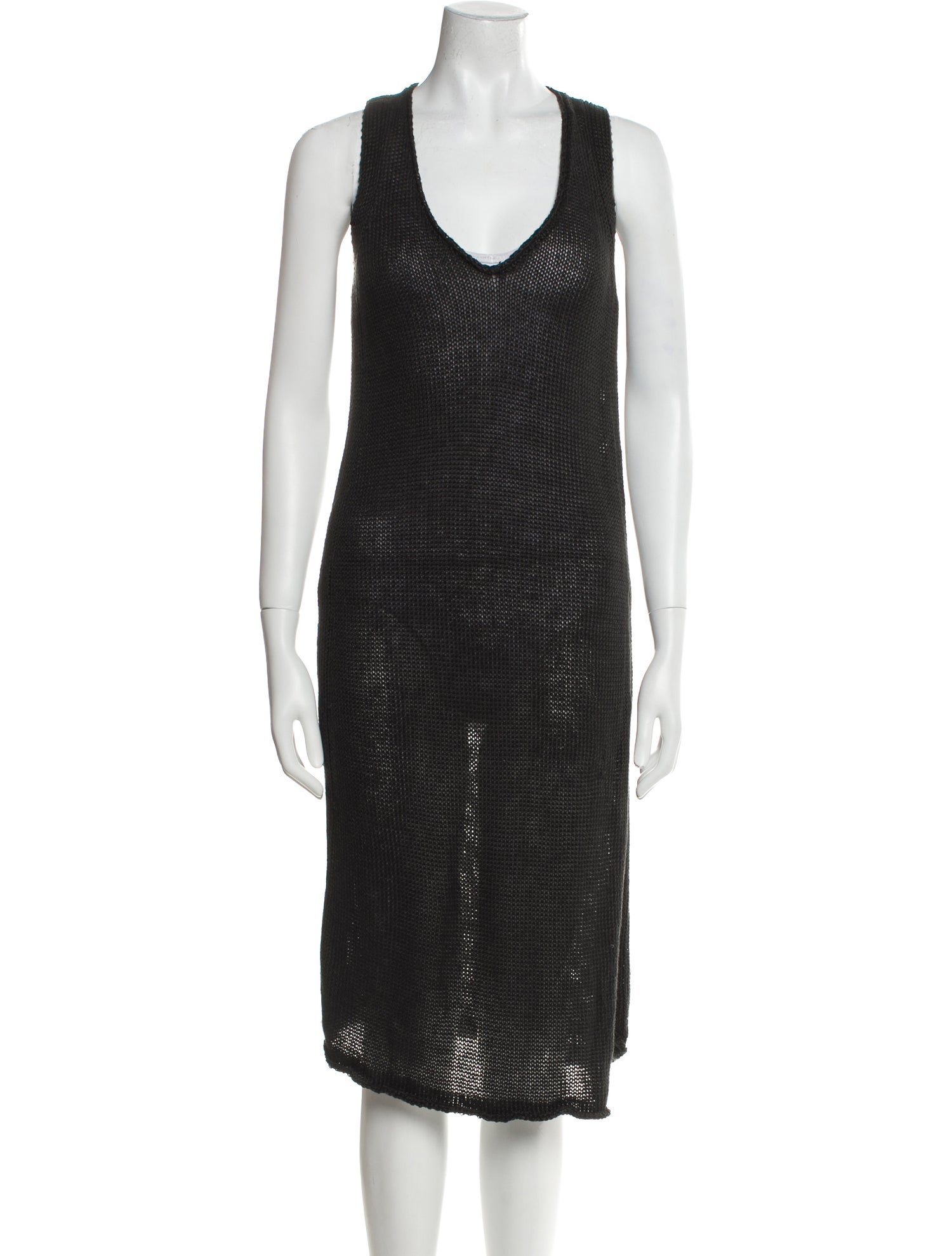 Apiece Apart Linen Knee-Length Dress