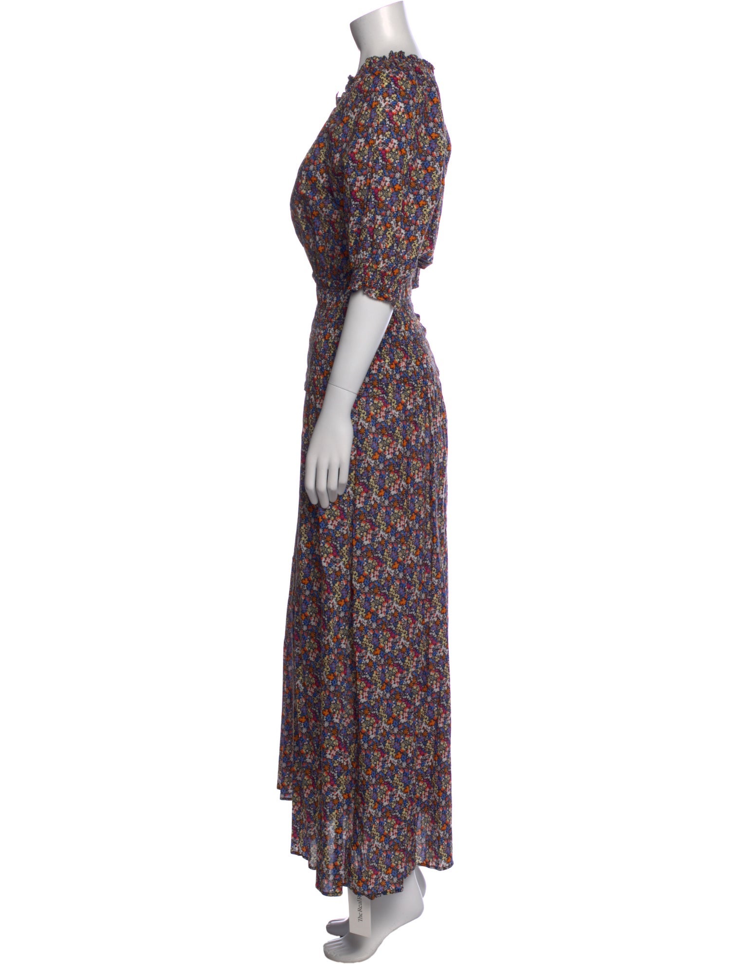 Apiece Apart Floral Print Long Dress