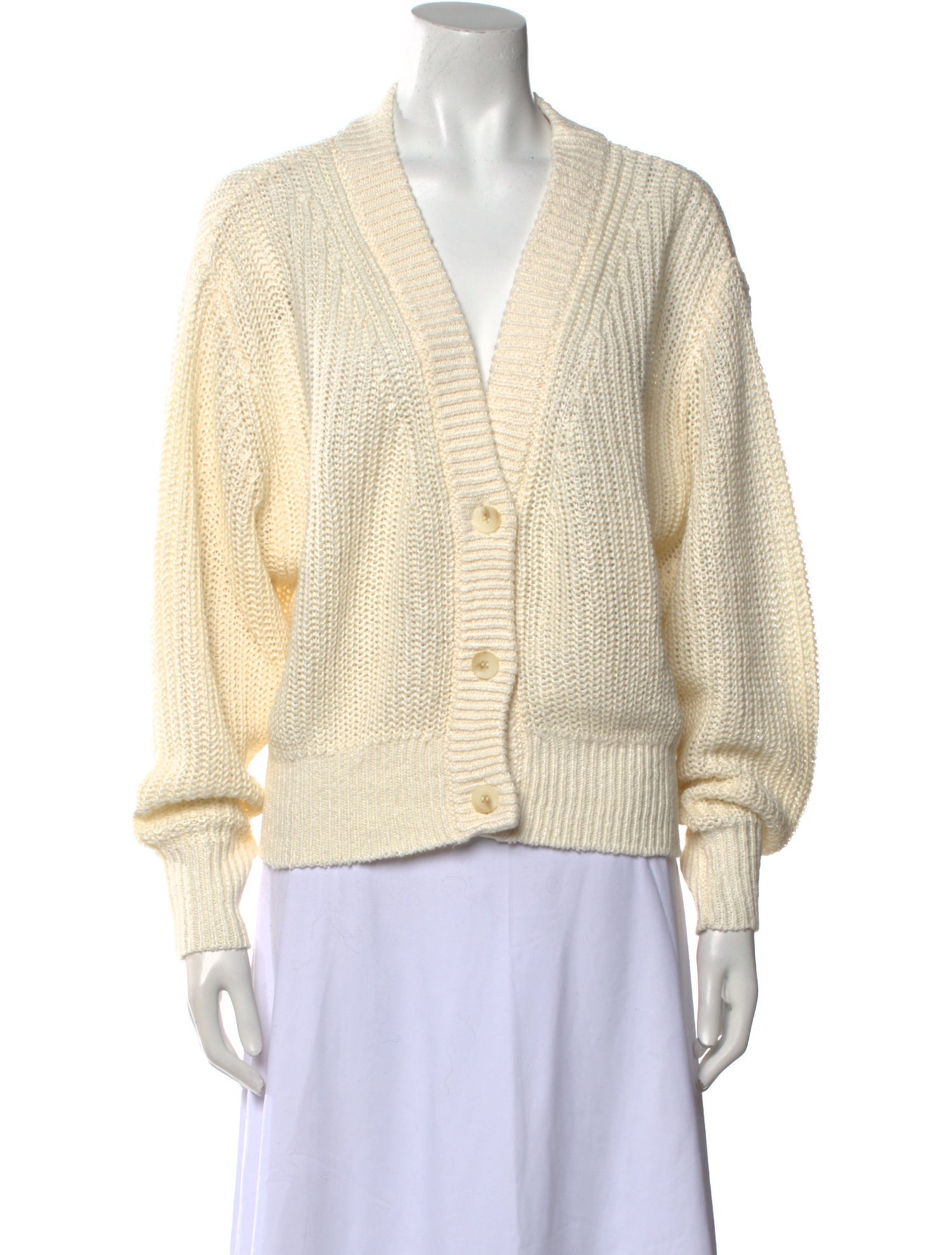 Apiece Apart Linen V-Neck Sweater