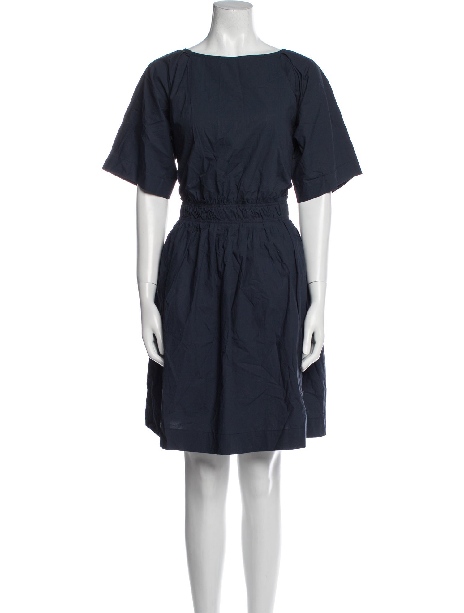 Apiece Apart Bateau Neckline Mini Dress