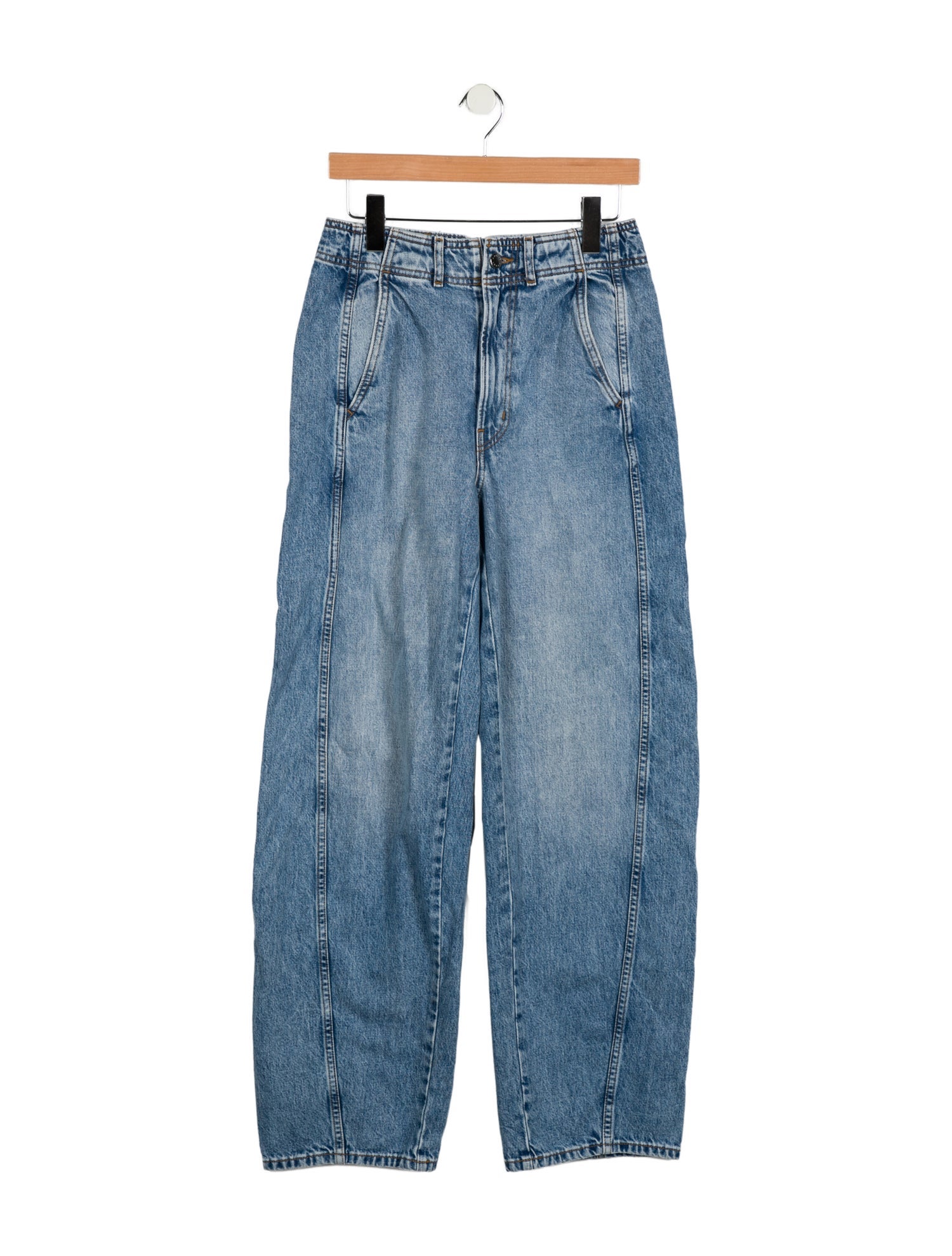 Apiece Apart High-Rise Wide Leg Jeans