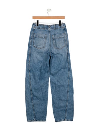 Apiece Apart High-Rise Wide Leg Jeans