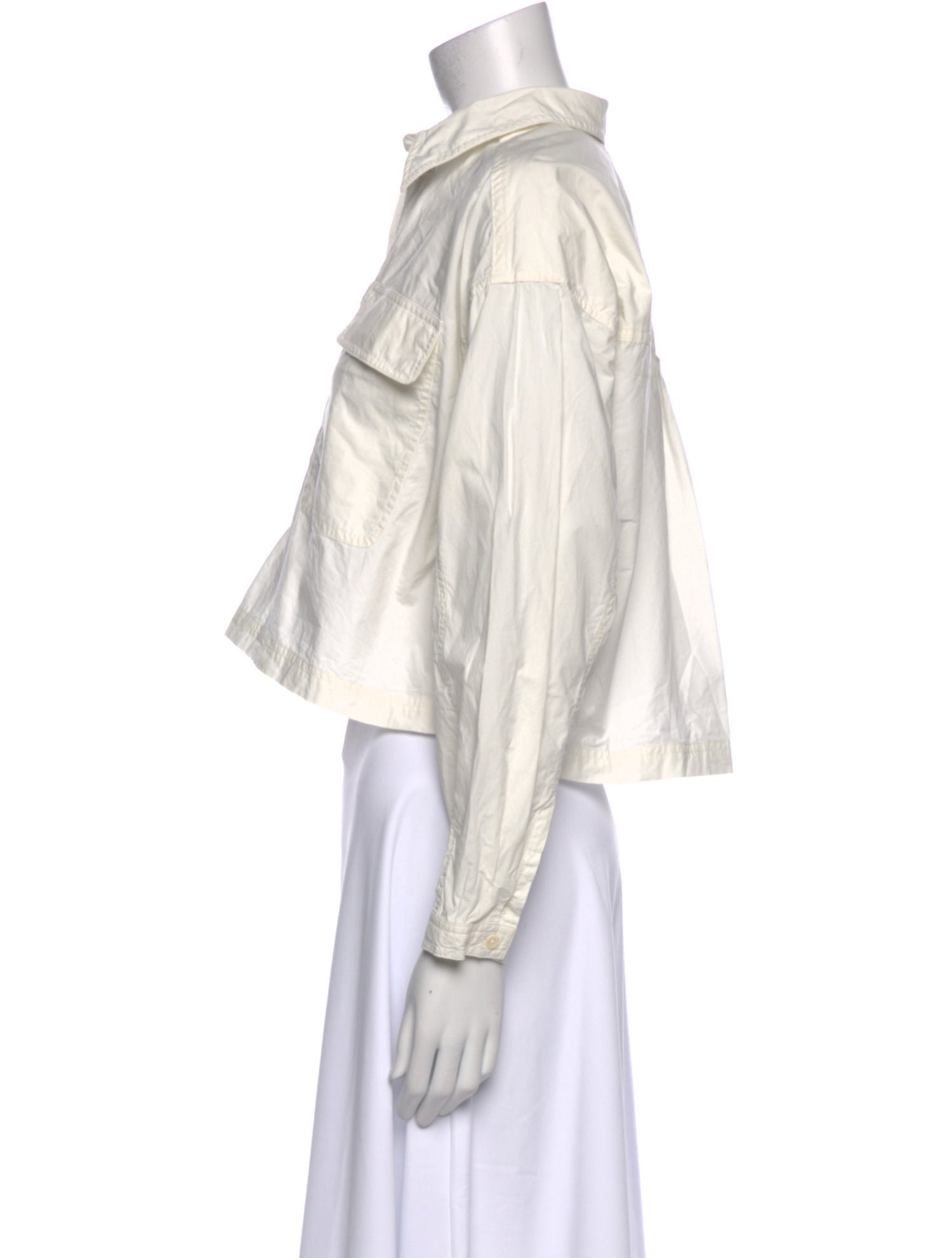 Apiece Apart Long Sleeve Crop Top