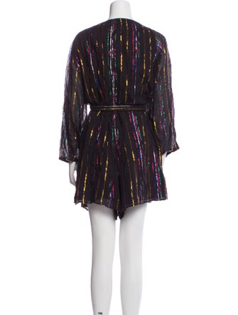 Apiece Apart Striped Scoop Neck Romper