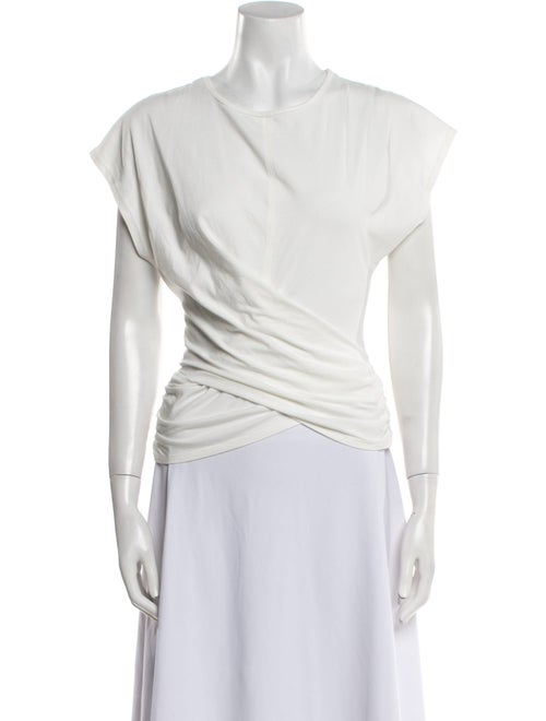 Apiece Apart Cowl Neck Short Sleeve Top