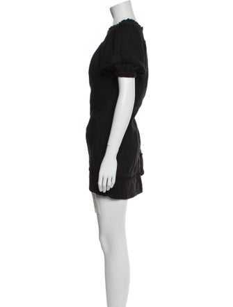 Apiece Apart Crew Neck Mini Dress