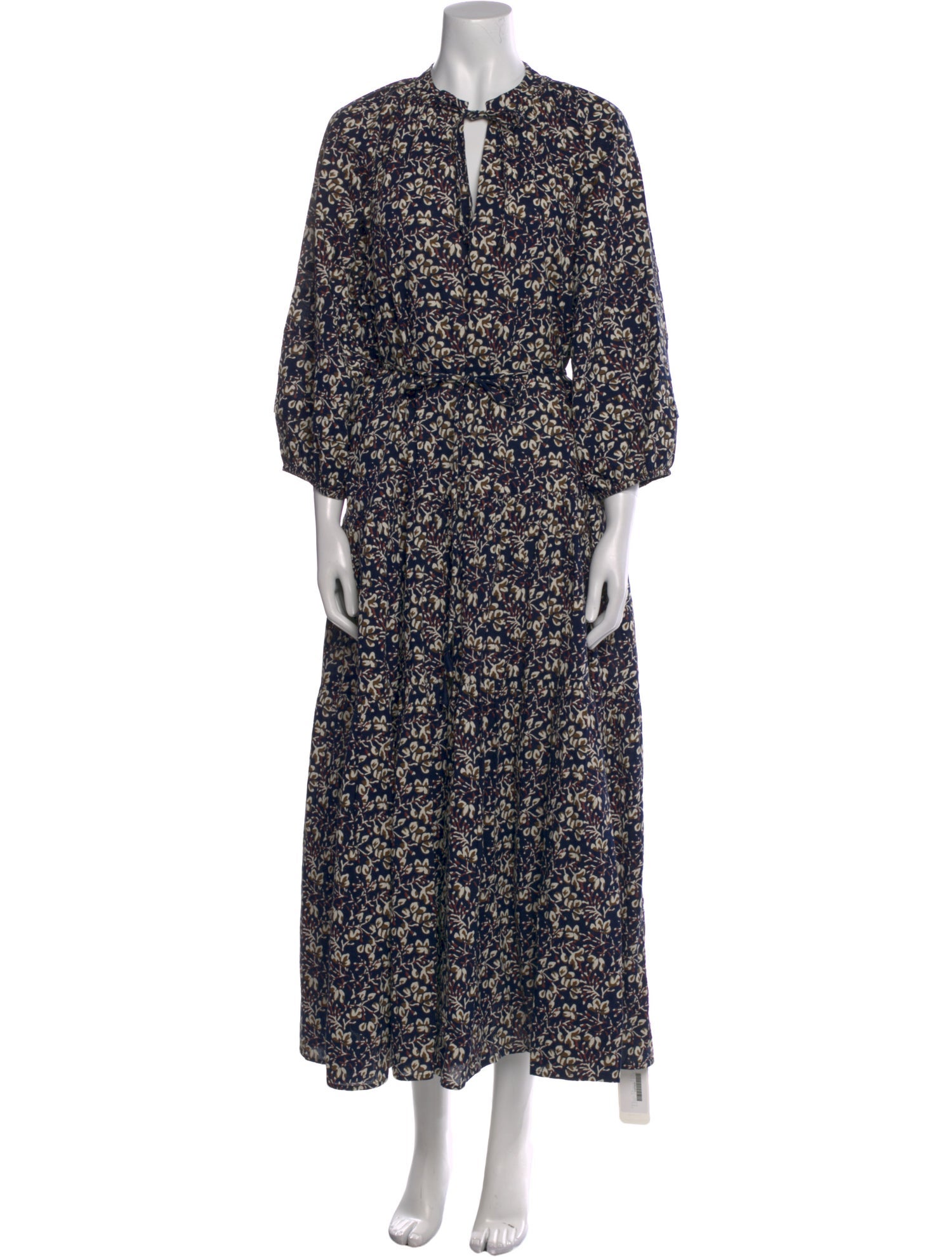 Apiece Apart Floral Print Long Dress