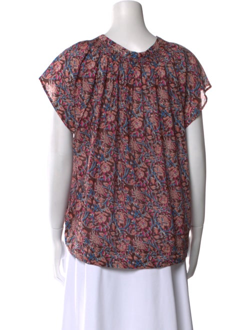 Apiece Apart Printed Scoop Neck Sweater