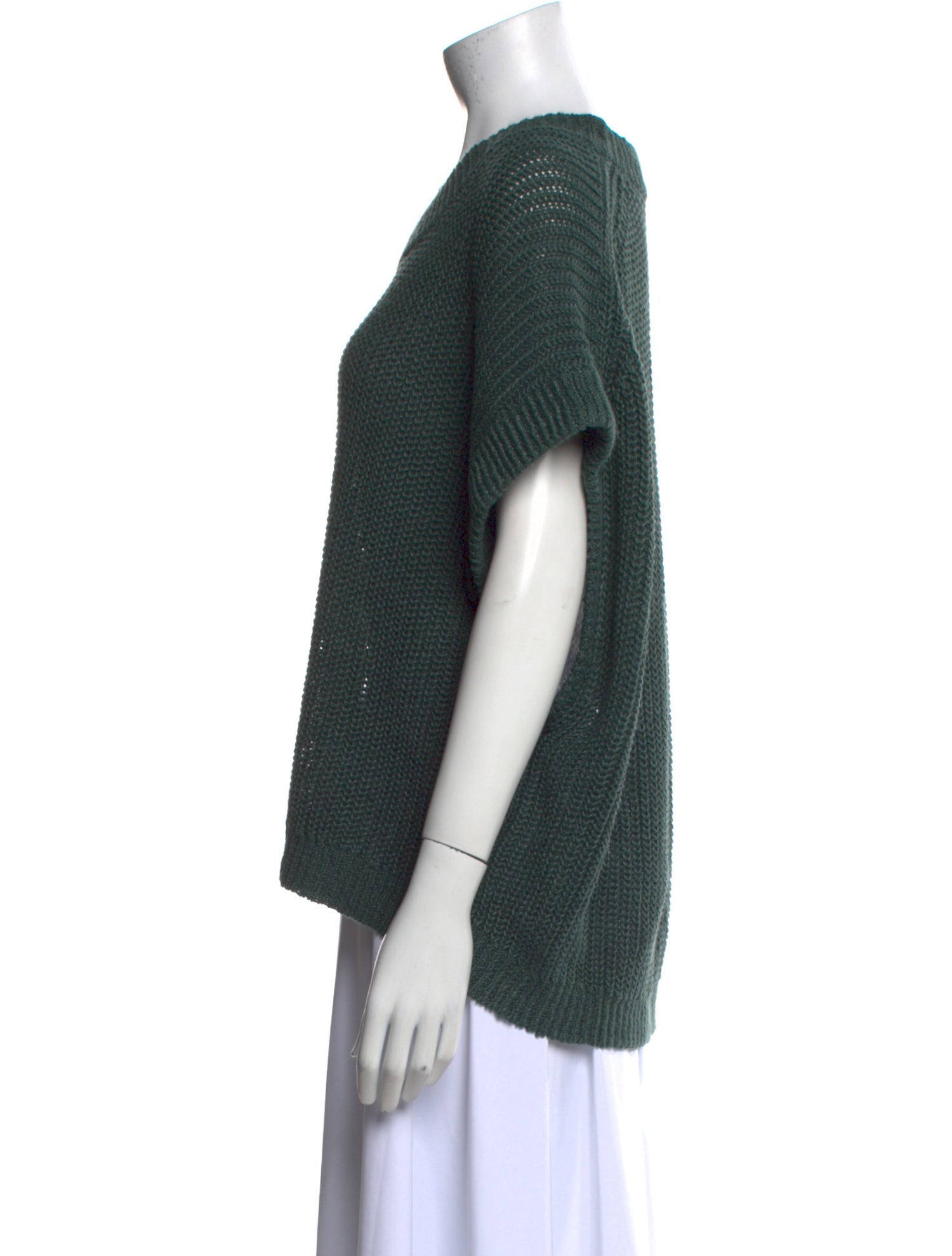 Apiece Apart Linen Scoop Neck Top