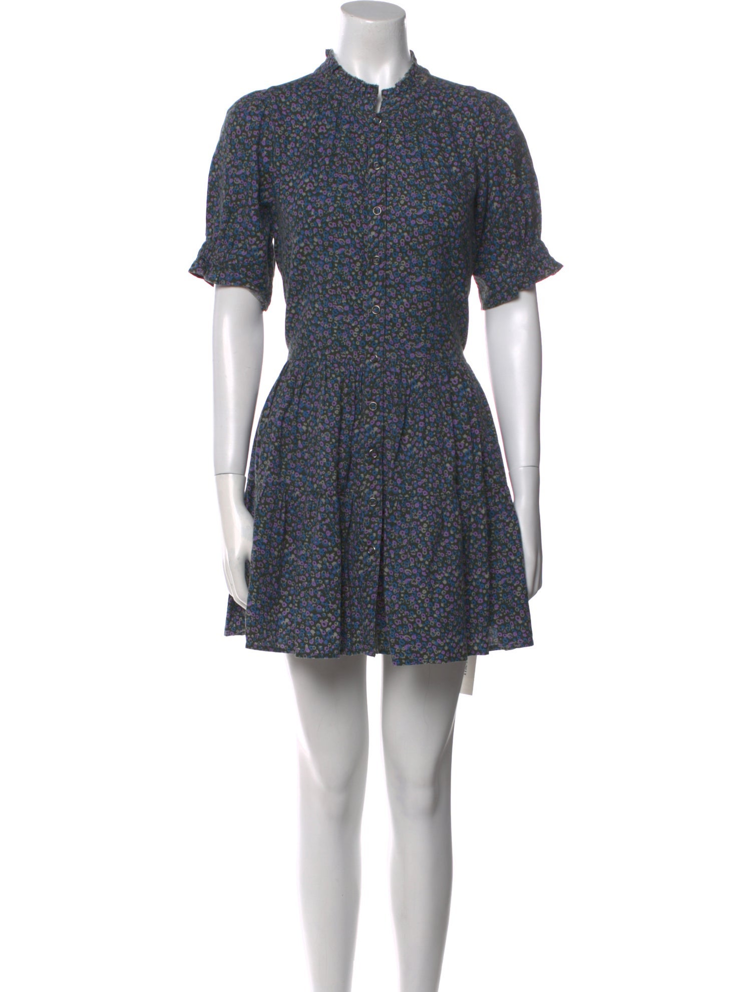 Apiece Apart Floral Print Mini Dress