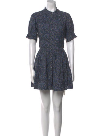Apiece Apart Floral Print Mini Dress