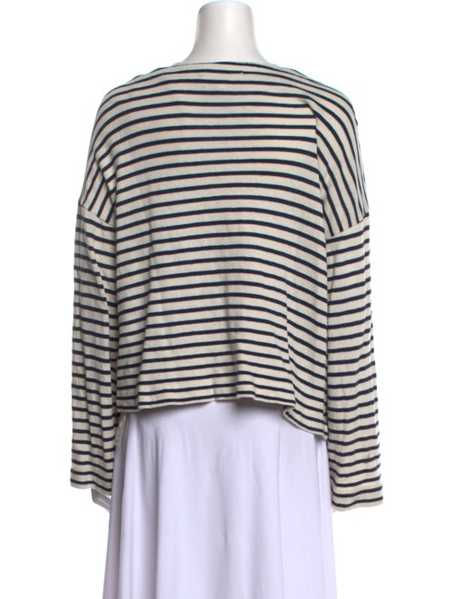 Apiece Apart Striped Scoop Neck Sweater