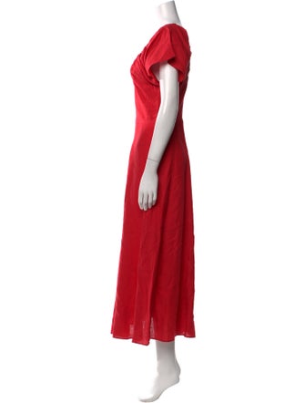 Apiece Apart Linen Long Dress