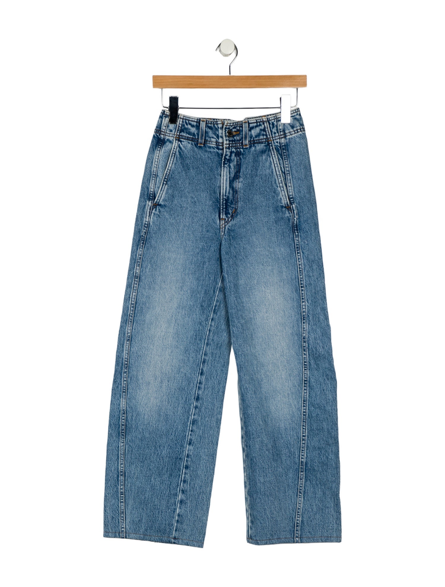 Apiece Apart High-Rise Wide Leg Jeans