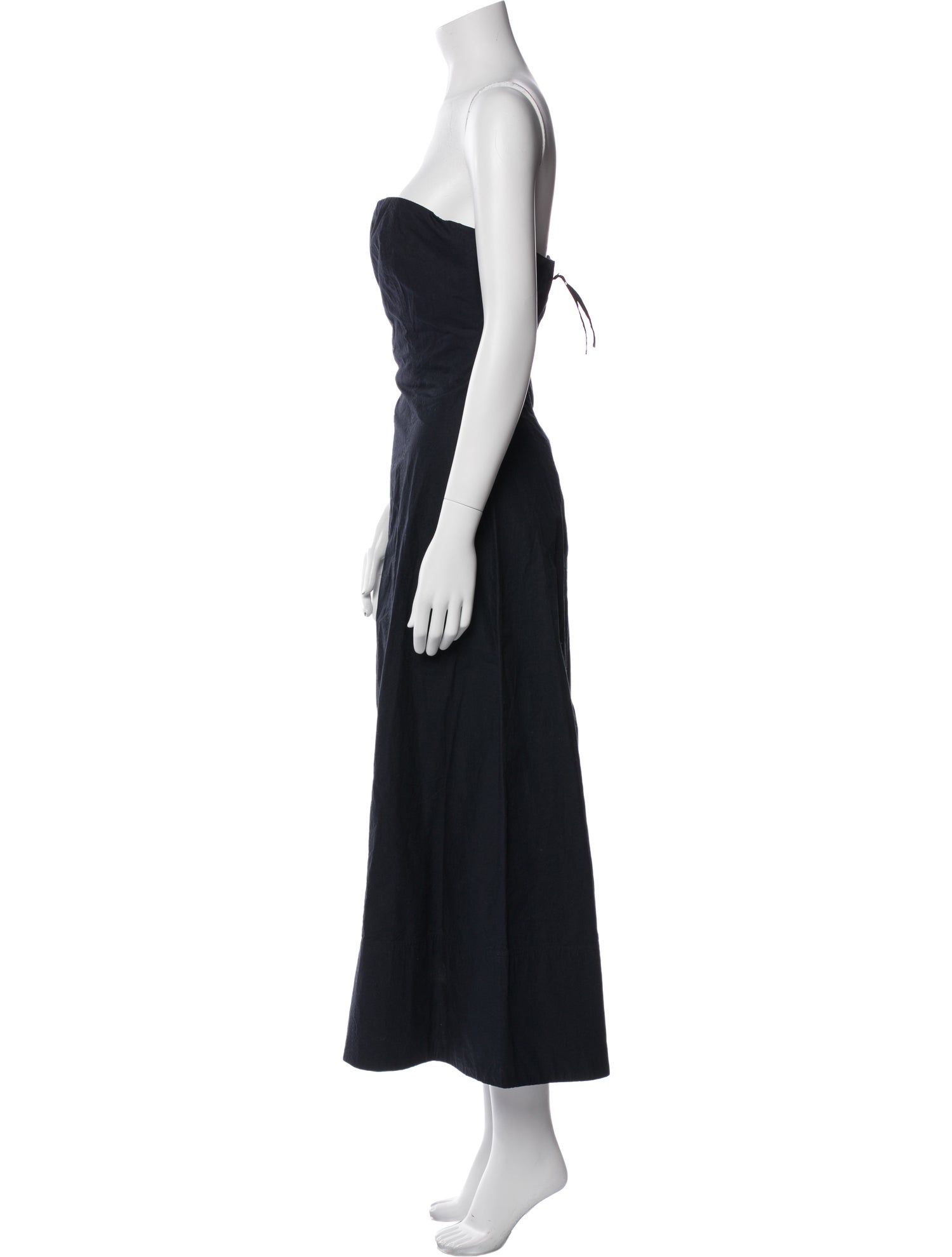 Apiece Apart Strapless Midi Length Dress
