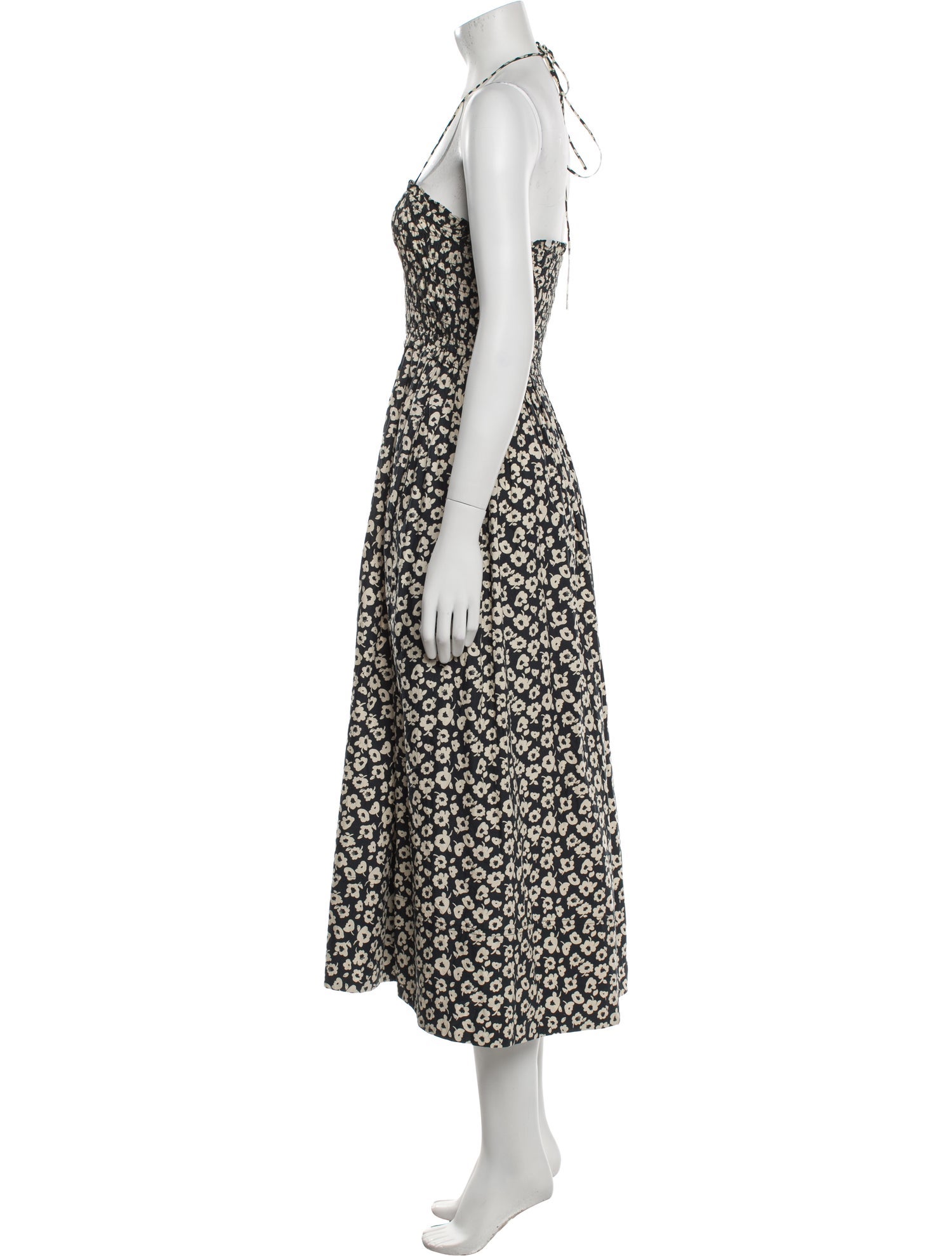 Apiece Apart Floral Print Long Dress