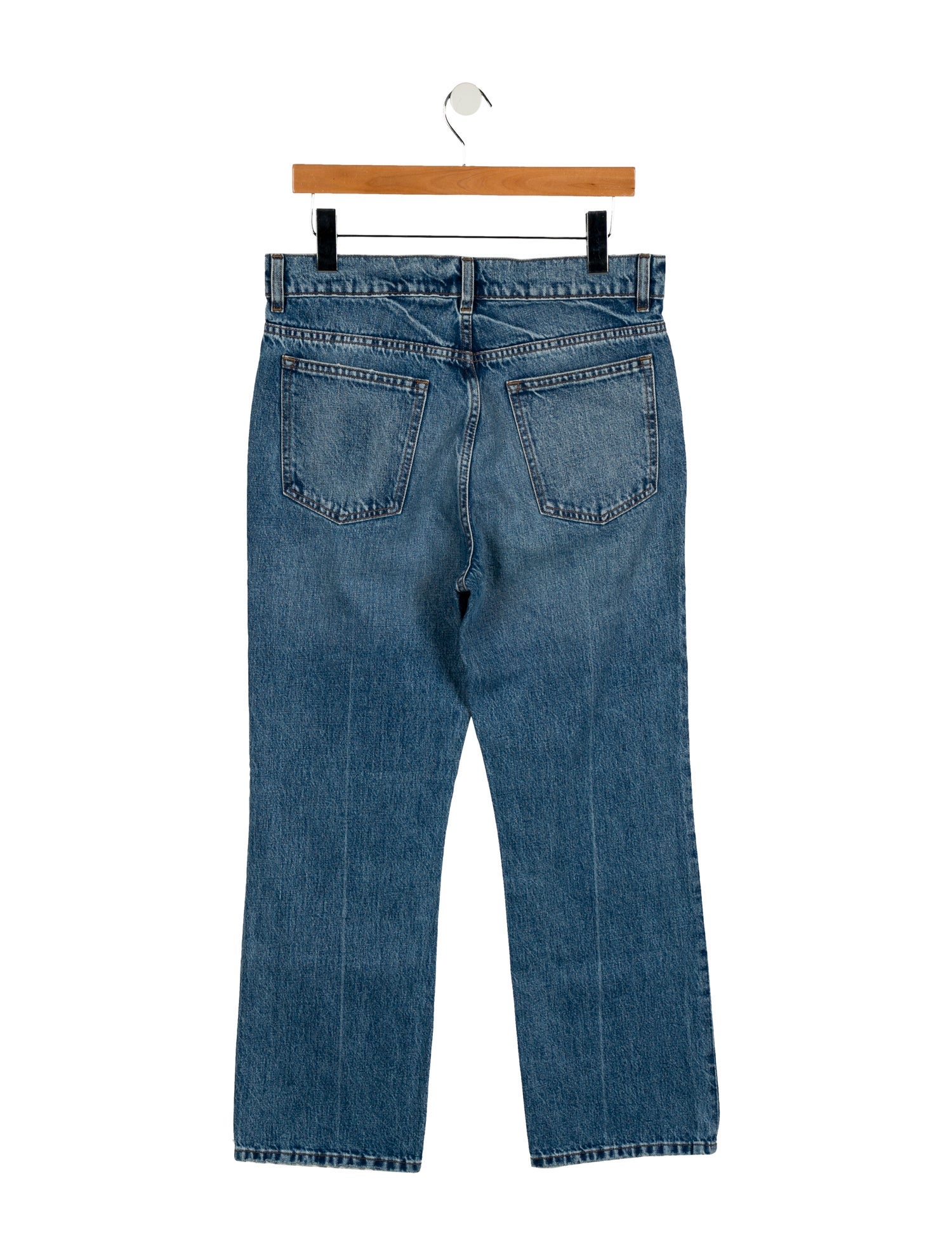 Apiece Apart High-Rise Straight Leg Jeans