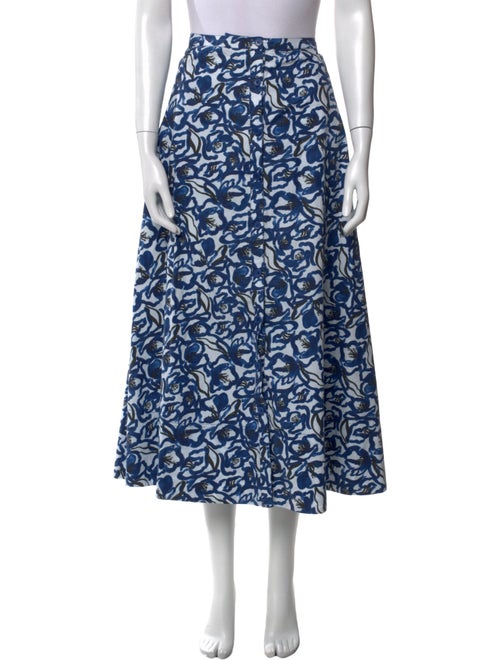 Apiece Apart Printed Midi Length Skirt