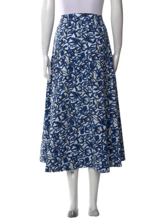 Apiece Apart Printed Midi Length Skirt