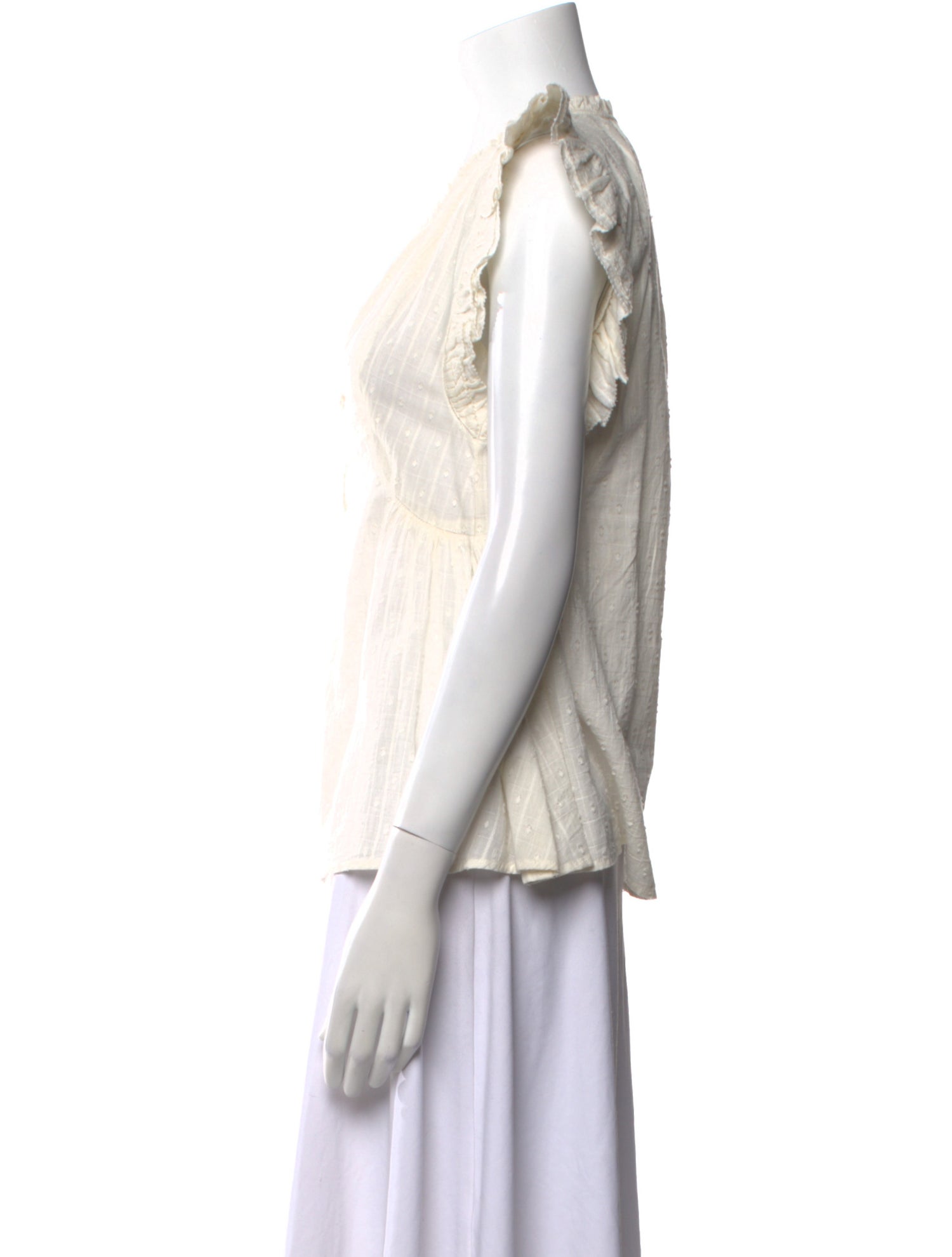 Apiece Apart V-Neck Sleeveless Blouse