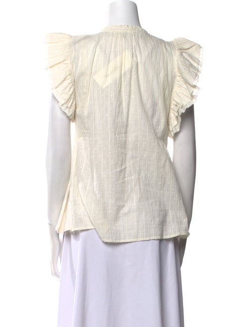 Apiece Apart V-Neck Sleeveless Blouse