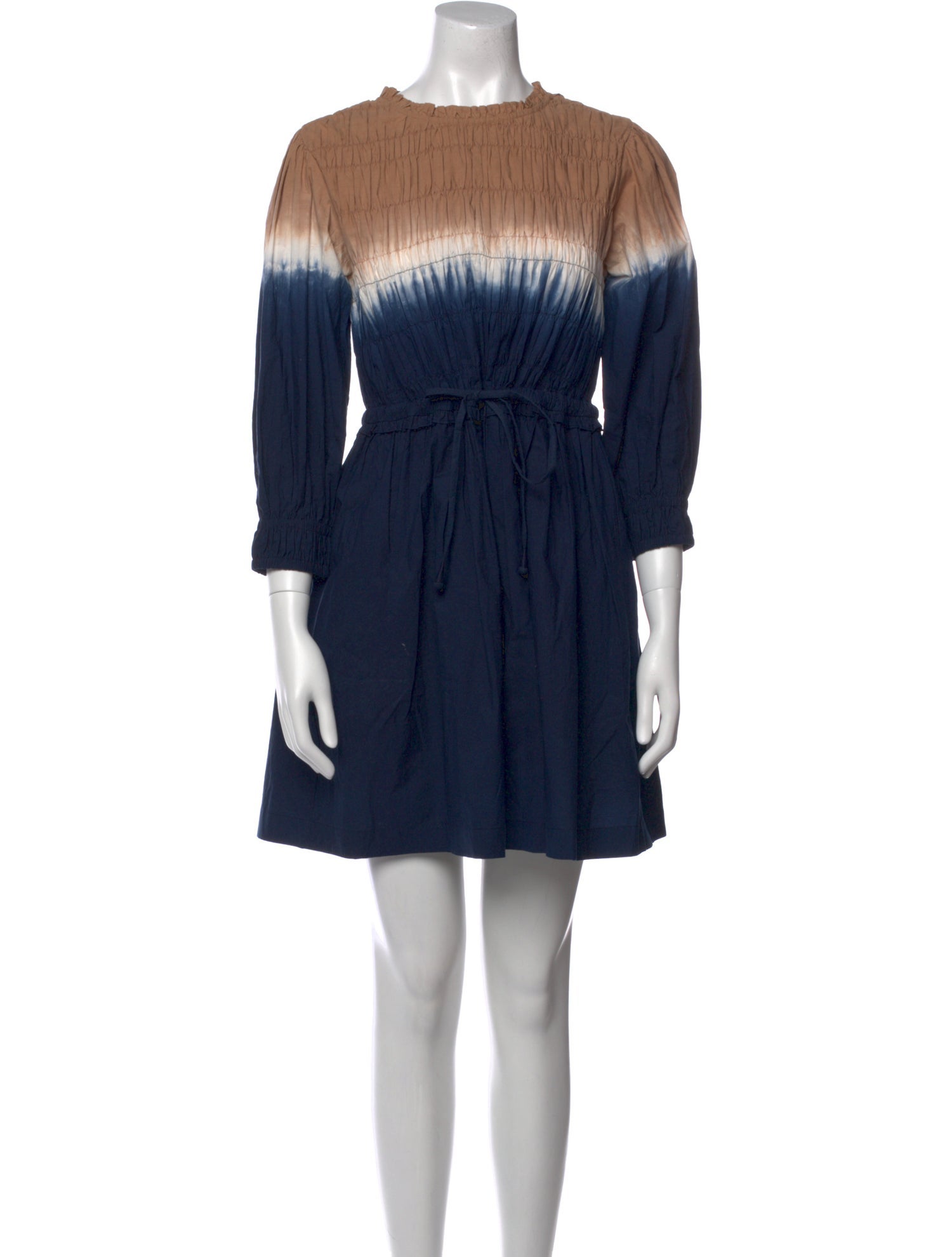 Apiece Apart Colorblock Pattern Mini Dress