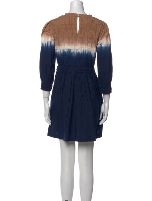 Apiece Apart Colorblock Pattern Mini Dress