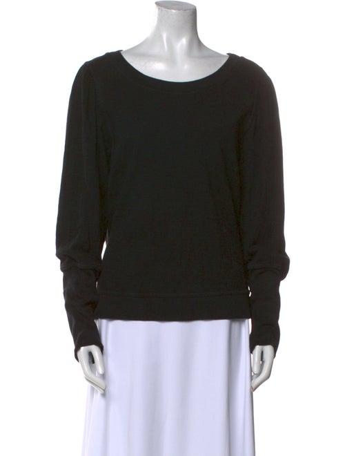 Apiece Apart Scoop Neck Long Sleeve Sweatshirt