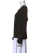 Apiece Apart Scoop Neck Long Sleeve Sweatshirt