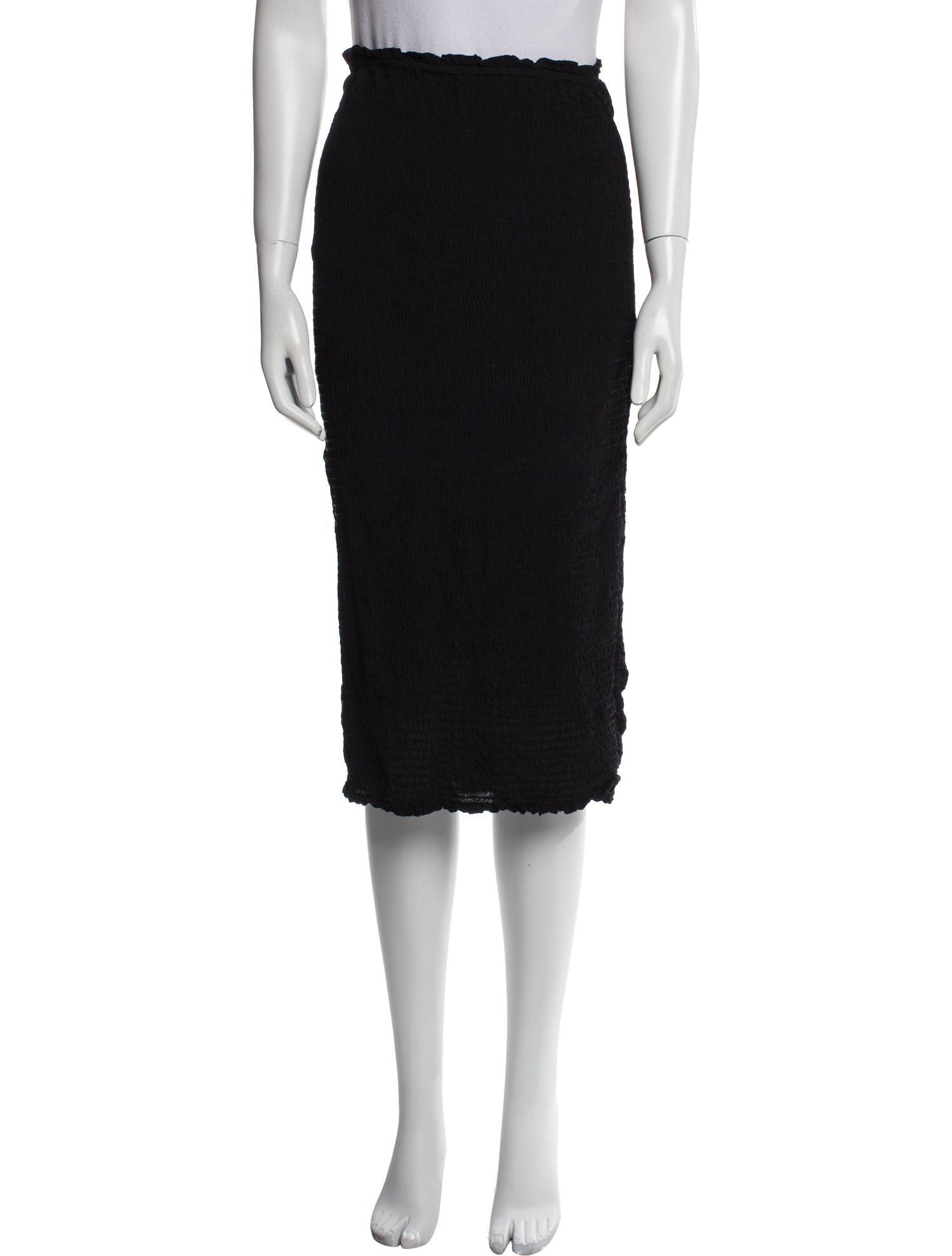 Apiece Apart Ruffle Embellishment Knee-Length Skirt