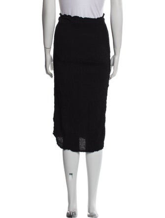 Apiece Apart Ruffle Embellishment Knee-Length Skirt