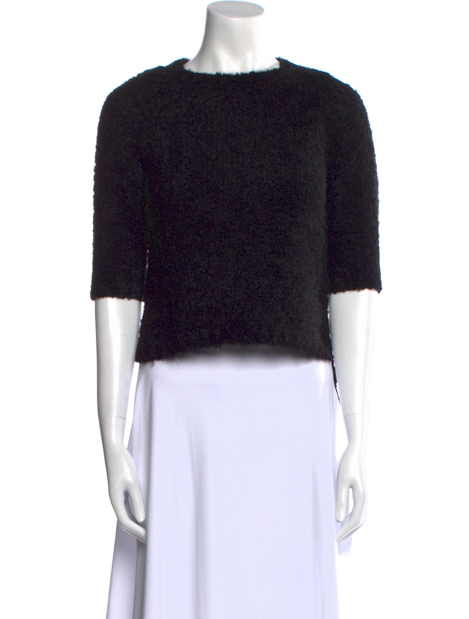 Apiece Apart Bateau Neckline Short Sleeve Crop Top