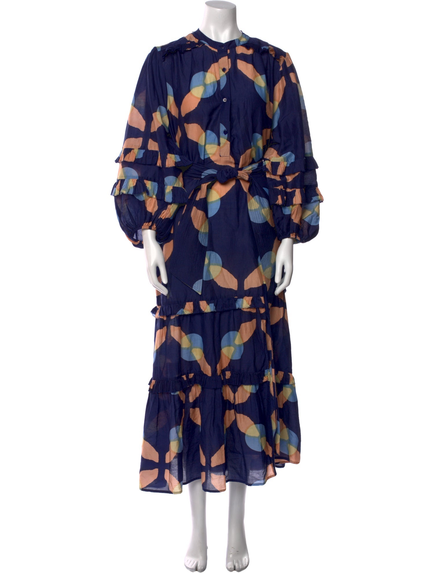 Apiece Apart Floral Print Long Dress