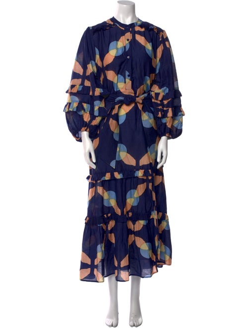 Apiece Apart Floral Print Long Dress